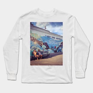 Coney Island Boardwalk Summer Brooklyn NYC Long Sleeve T-Shirt
